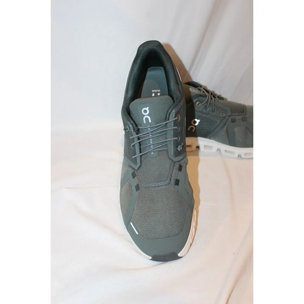 ON CLOUD MEN'S CLOUD 6 RUNNING ATHLETIC SNEAKERS NWOB 12.5 OLIVE EVERGREEN